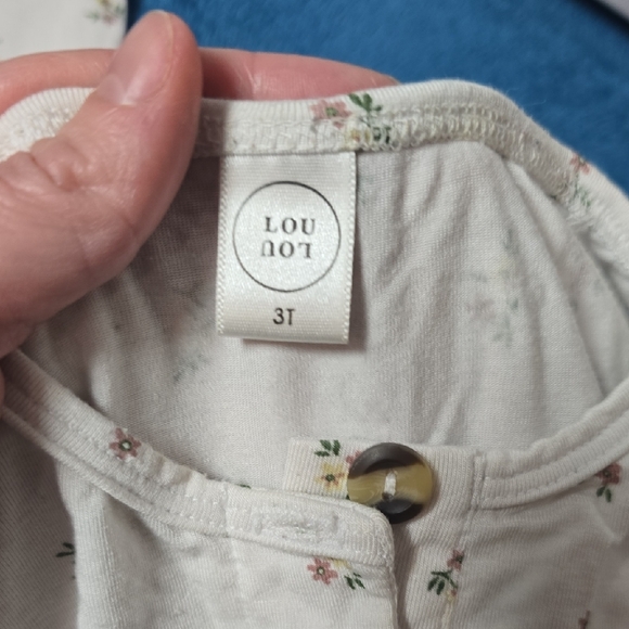 Lou Lou & Company Floral Top & Bottom Set 3t - Picture 4 of 7